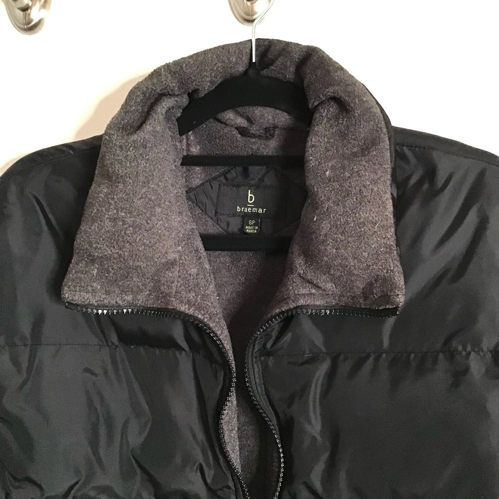 Braemar Black Unisex Puffer Jacket Size SP Pre-Loved Excellent Condition - Picture 3 of 6